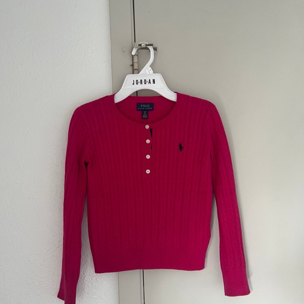 Ralph Lauren Fuchsia Knit Top